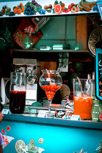 Close-up of drink on table at restaurant