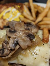 Close-up of food on plate