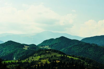 Scenic view of landscape against sky