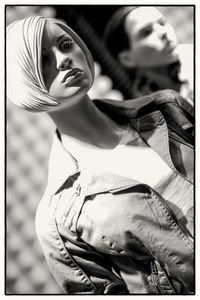 Portrait of young woman