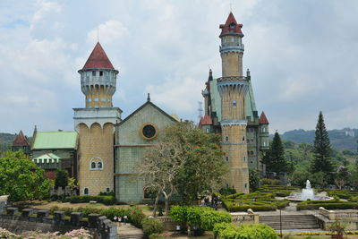 View of historic building against sky