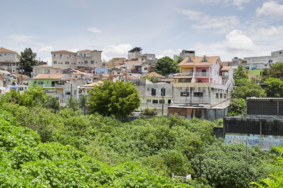 View of townscape against sky