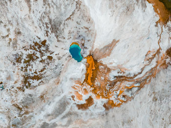 Upper geyser basin of yellowstone national park, wyoming
