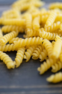 Close-up of food on table