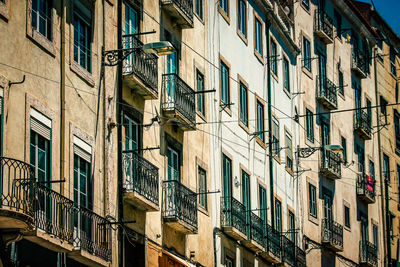 Low angle view of residential building