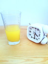 Close-up of drink on table