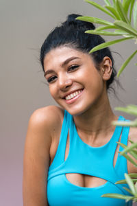 Close up portrait of a young teenager girl