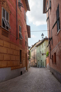 Street amidst buildings in city