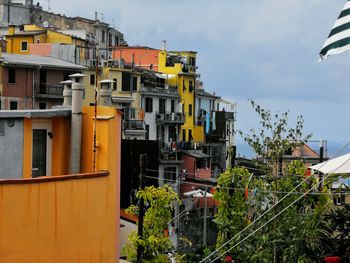 Residential buildings against sky