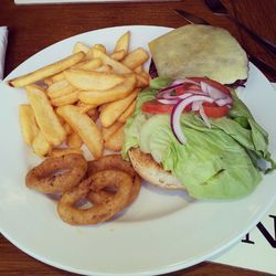 Close-up of food in plate