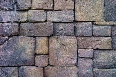 Full frame shot of stone wall