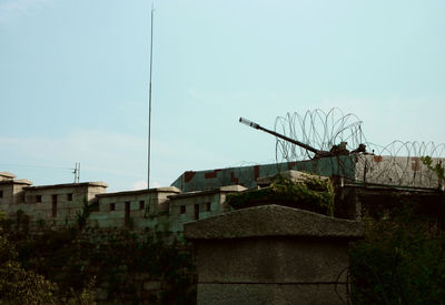 Low angle view of building against sky