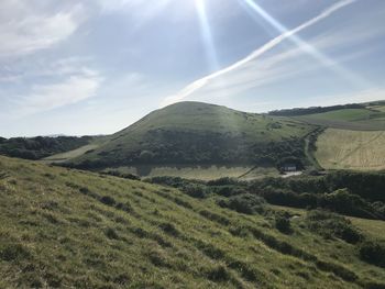 Scenic view of landscape against sky