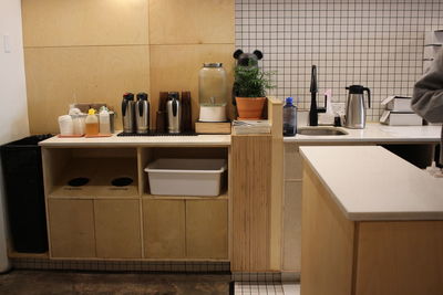 View of domestic kitchen at home