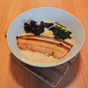 High angle view of fish in bowl on table