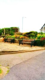 Built structure with trees in background