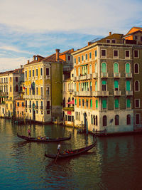 Boats in canal