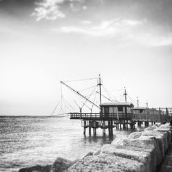 Scenic view of calm sea against sky