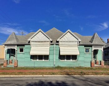 Houses against sky