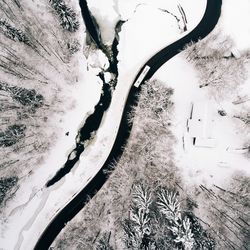 Snow covered landscape