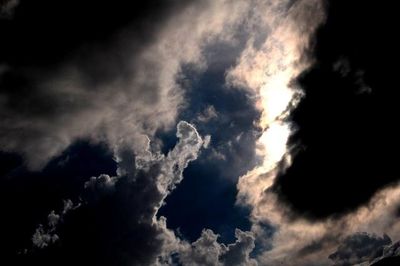 Scenic view of storm clouds in sky