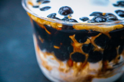 Close-up of drink in glass