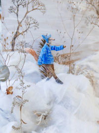 Full frame shot of snow covered field