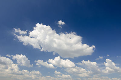 Low angle view of clouds in sky