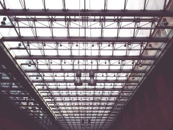 Low angle view of train