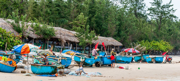 Scenic view of beach