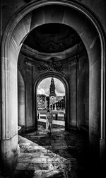 View of archway