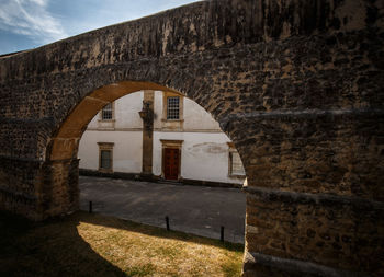 View of old ruin building