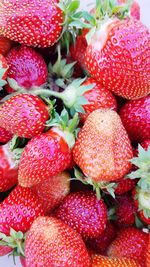 Full frame shot of strawberries