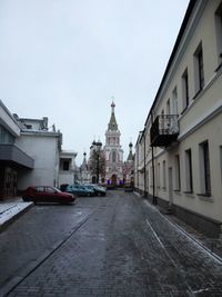 View of buildings in city