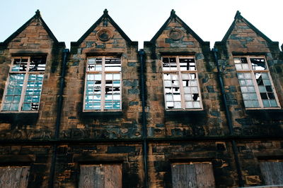 Low angle view of old building