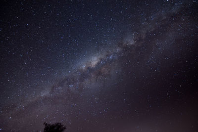 Low angle view of stars in sky