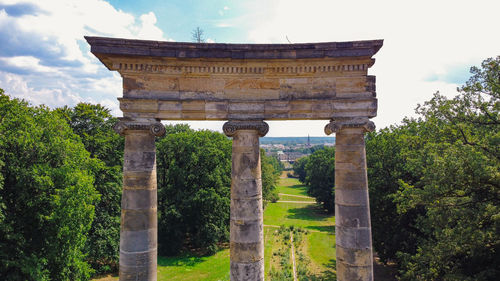 View of historical building against sky