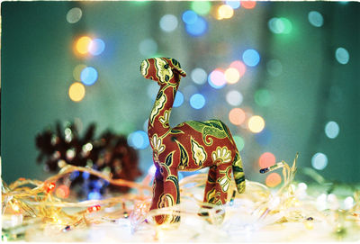 Close-up of christmas decorations