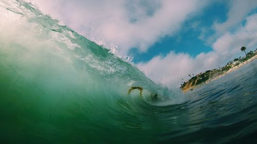 Close-up of sea wave