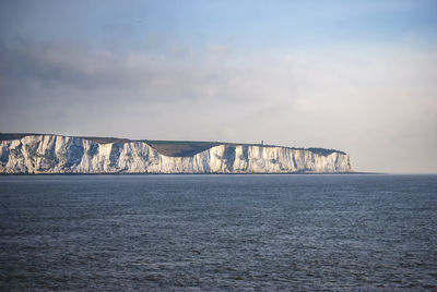 The white cliffs of dover in kent, england