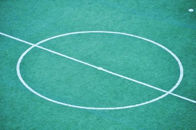 Full frame shot of empty soccer field