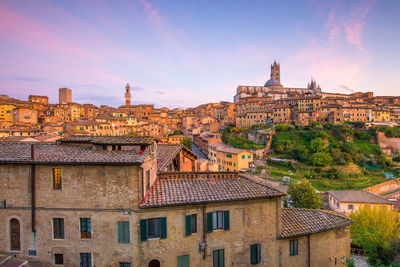 View of buildings in city