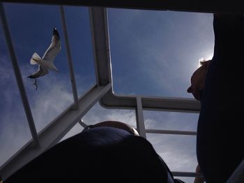 Low angle view of building against sky