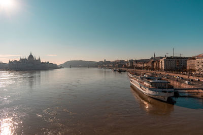 View of buildings at waterfront