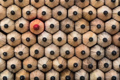 Full frame shot of pencils