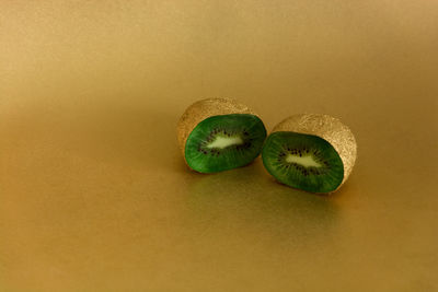 Close-up of fruits against white background