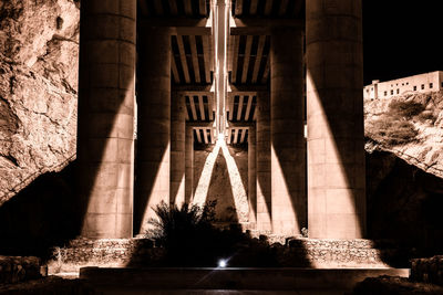 Underneath view of bridge