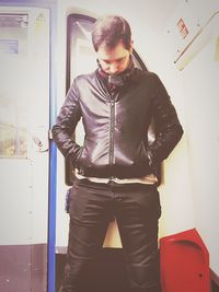 Portrait of young woman