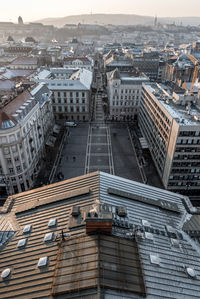 High angle view of cityscape