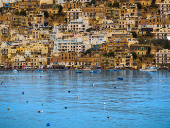 View of buildings at waterfront